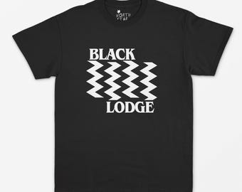 Black Lodge T Shirt - Vintage Style / Y2K Aesthetic / 90's / Punk / Grunge / Twin Peaks / Laura Palmer / David Lynch / Agent Cooper