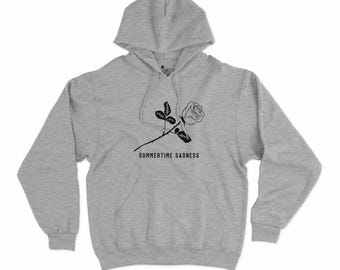 Sudadera con capucha de tristeza de verano / Sudadera con capucha de estética melancólica / Ropa con ambiente vintage / Moda indie para chicas tristes / Estilo grunge retro de los 90