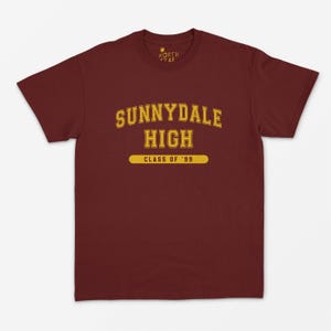 Camiseta Sunnydale High – Camisa Sunnydale High/Camisa do time do colégio/Camisa universitária/Camisa fashion