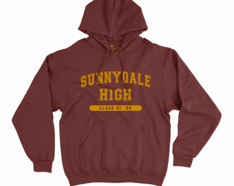 Sunnydale High Hoodie - Sunnydale High Shirt - Varsity Shirt - College Shirt - Fashion Shirt - Buffy Shirt