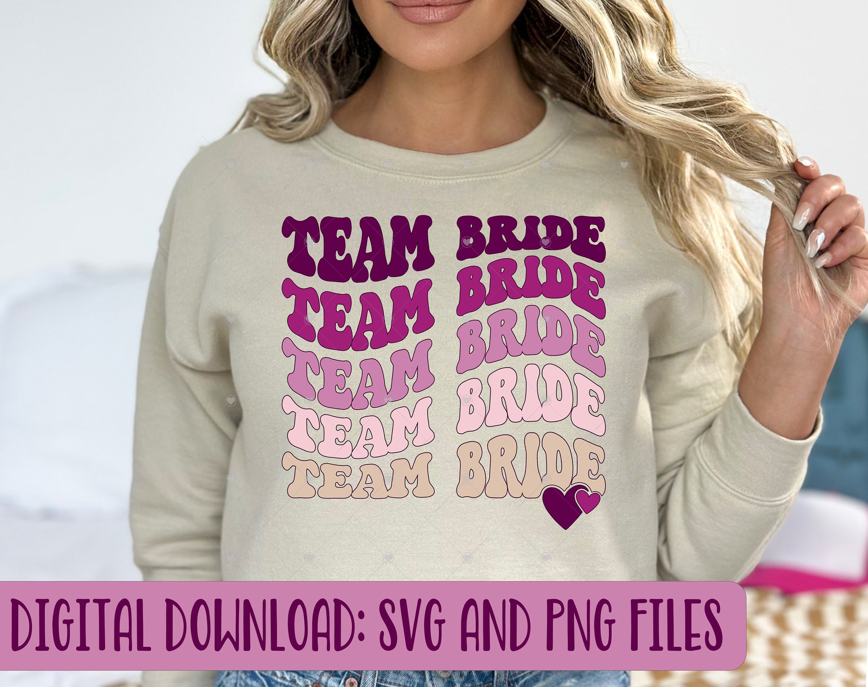 Team Bride SVG PNG Files, I Do Crew Svg, Bride Tribe, Bridal Team ...