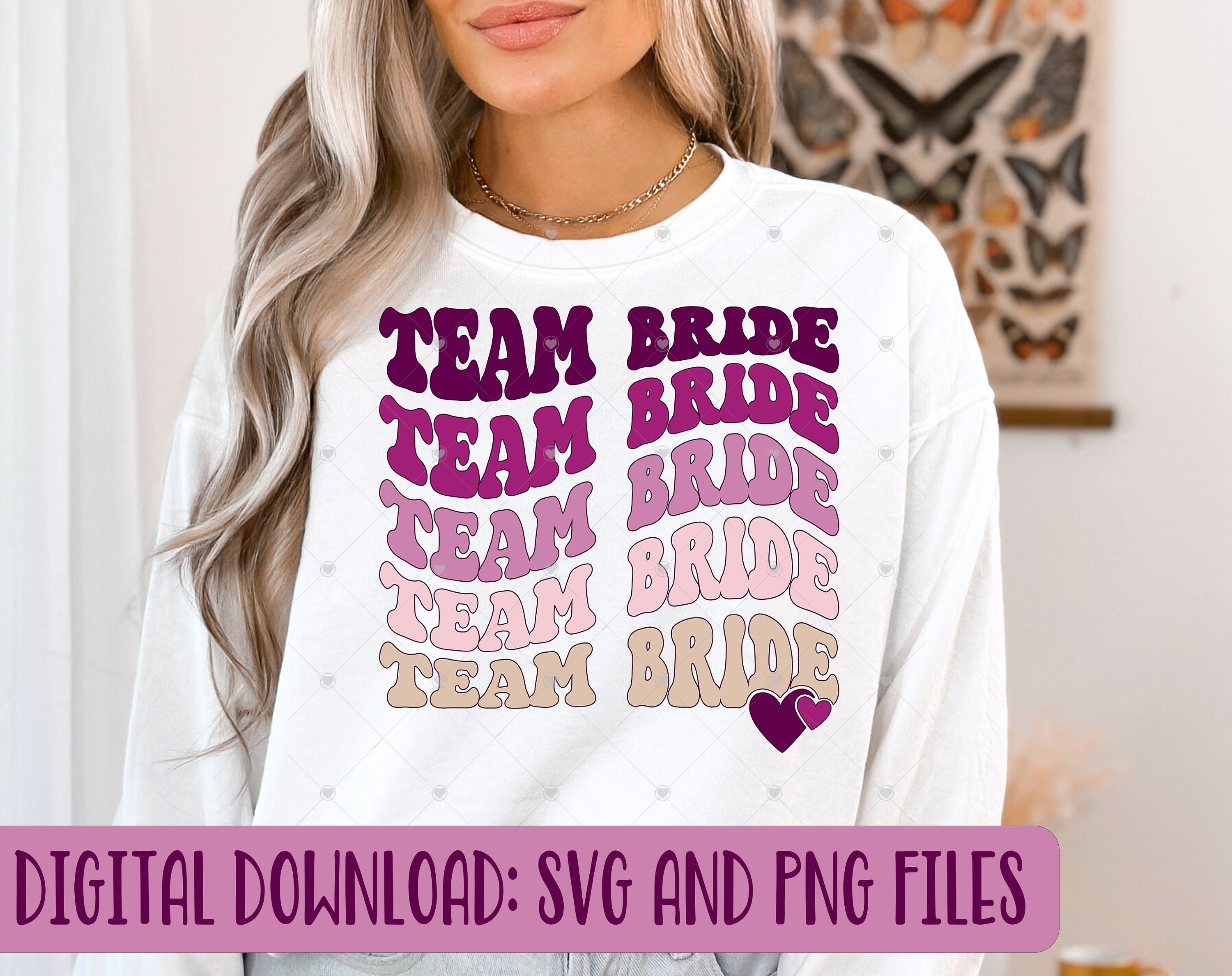 Team Bride SVG PNG Files, I Do Crew Svg, Bride Tribe, Bridal Team ...