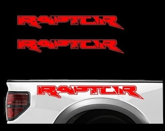 2 Stück Ford Raptor Aufkleber Aufkleber LKW Auto Vinyl Aufkleber ranger suv
