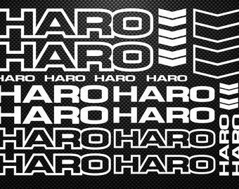 Haro decals stickers set for frame vinyl graphics bike mtb road logo emblem black red white bmx Bicycle Cycling