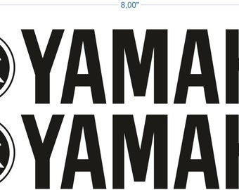 thumbnail image 2 of YAMAHA Tuning Motorcycle Sticker Set - Vinyl Decals For Panniers, Sidecar, Tank 2 of 3