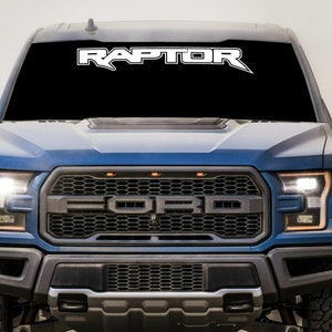 Naklejki Ford Raptor na przednią szybę samochodu ciężarowego Naklejki winylowe ranger