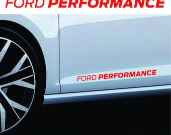 Zwei FORD PERFORMANCE Aufkleber Sport Racing Stripe Emblem Auto LKW suv f-150