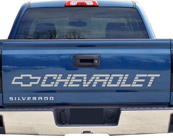 Custom Silverado Windshield Decal Banner - Vinyl Sticker For Chevy Trucks (Multiple Placements)