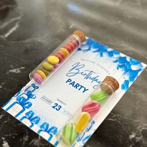Personalisierte Luxus-Geburtstagsgeschenke für Jungen, handgemachte Gastgeschenke, Geschenk für Geburtstagskind, Geschenk für Gast, Ankündigung des ersten Geburtstages