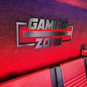 Gaming Zone Neon boys Led Wall Panel Decor,Christmas gift for gamer,Gaming zone led decor,Gamer room neon light,Led Light for gaming room