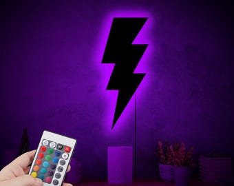 Lightning Bolt Light,Bolt led sign,bolt xmas gifts, Led lighting sign, Bolt wall light, Bolt neon sign, Bolt night light,Light Up Sign,xmas