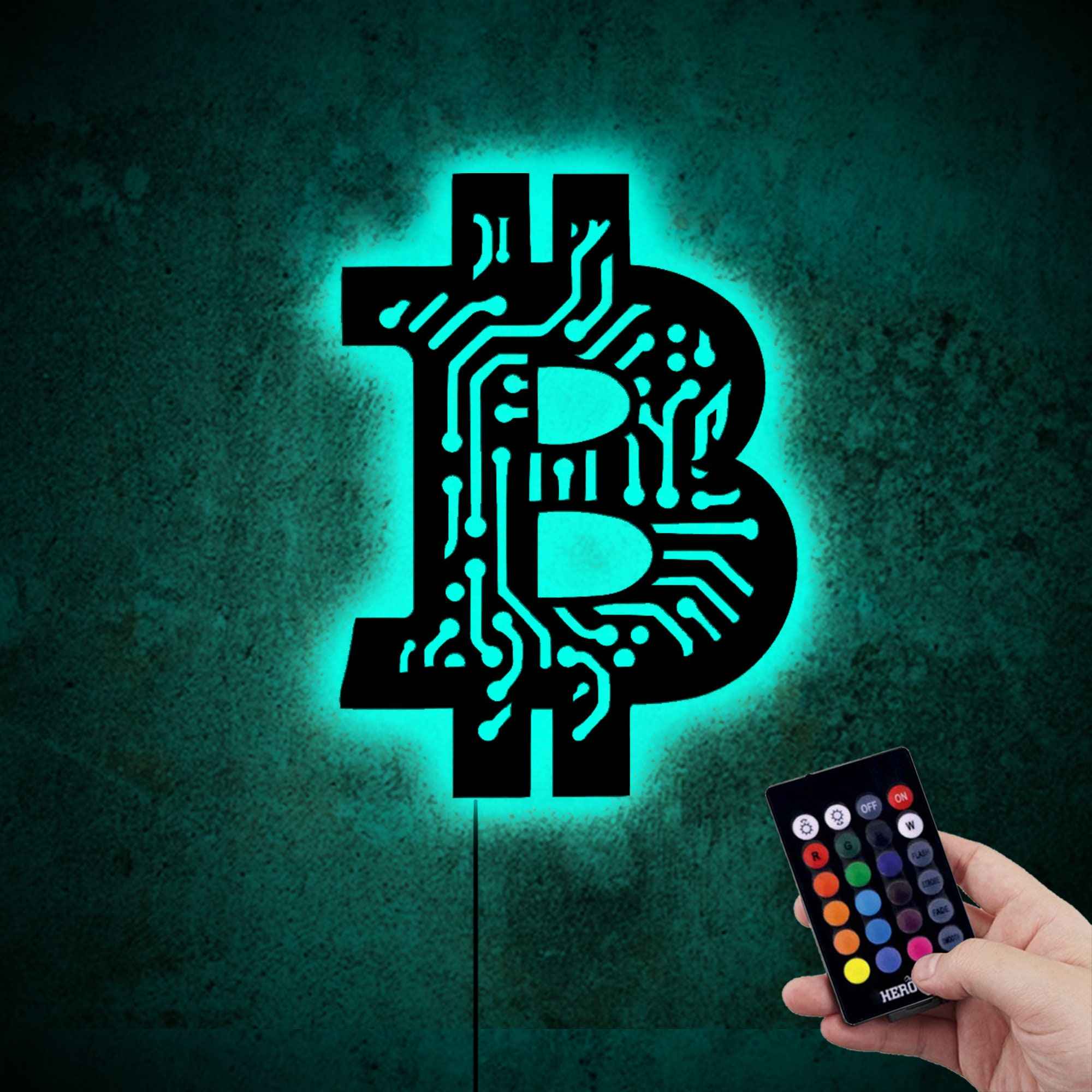 Bitcoin led sign - Etsy 日本