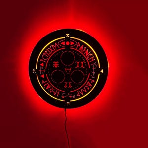 Silent hill halo of the sun led neon wall sign,Silent Hill Decor,silent hill,spooky gamer,Scary gamer Wall Lamp,Birthday Gift,christmas gift