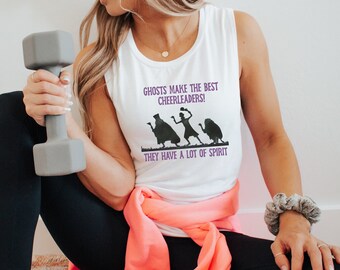 Positive Splits running shirt with a ghostly inspiration, Run Disney Tank top, Run Disneyland tank, Disneyland 1/2 Marathon, Halloween run
