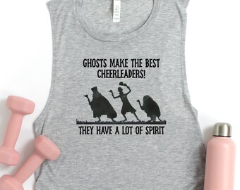 Positive Splits running shirt with a ghostly inspiration, Run Disney Tank top, Run Disneyland tank, Disneyland 1/2 Marathon, Halloween run