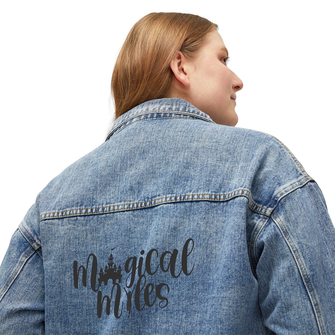 Magical Miles Women's Denim Jacket, Orlando Vacation, Cute Vacation ...