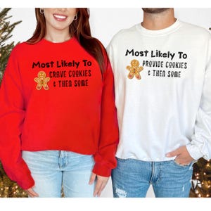 Couples Christmas Holiday Pregnancy Sweatshirt, Punny pregnancy Couples Sweatshirt, Matching Christmas Pregnancy Shirt, Funny Couple Sweater