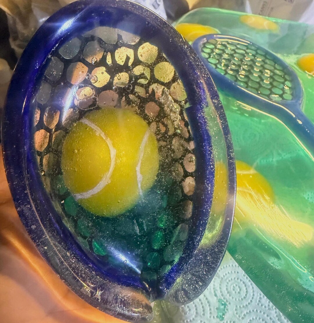 Handmade Resin Tennis Soap Dish – Tennis Ball & Racket Design - Etsy