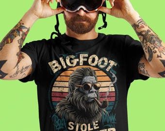 Funny Big Foot T-Shirt: Sasquatch Humor Graphic Tee