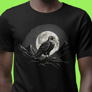 Alaska Eagle T-Shirt: Minimalist Wildlife Graphic Tee