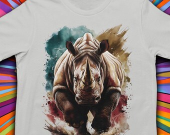 Endangered Rhino T-Shirt, National Rhino Day, Conservation Tee