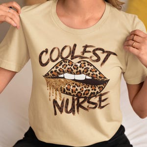 Leopard Nurse T-Shirt: Cheetah Print Graphic Tee