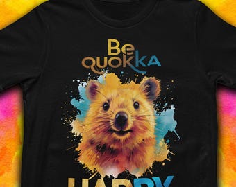 Quokka T-Shirt, Happy Wildlife Graphic Tee