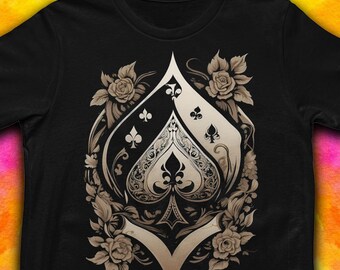 Ace High Poker Sign Shirt: Vegas Casino Card Games Apparel