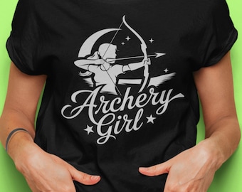 Archery Girl T-Shirt: Sporty Bow and Arrow Tee