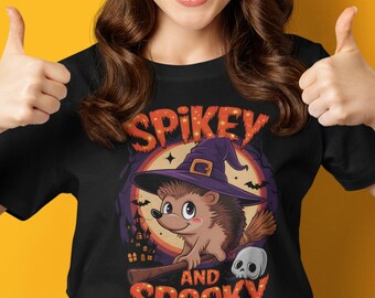 Spikey and Spooky Hedgehog Halloween T-Shirt