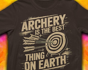 Archery T-Shirt, Bow and Arrow Target Graphic Tee