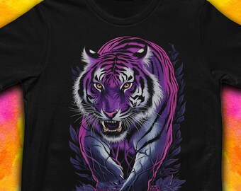 Bengal Tiger T-Shirt: Fierce Artistic Tiger Graphic Tee