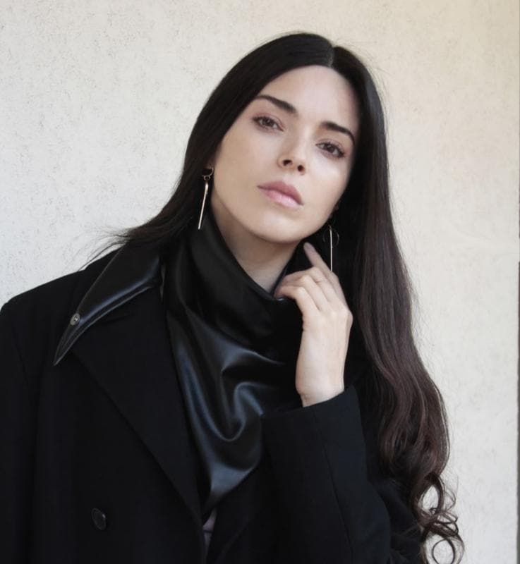 Handmade Womens Headscarf, Leather Headwear, Leather Scarf