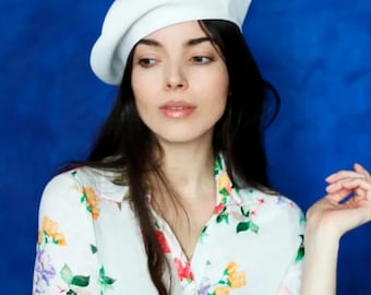 Stylish beret hat, Fashion beret women, Beret hat for women, French beret, Spring beret, French beret hat, Berets women leather