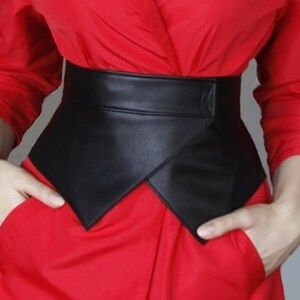Basque belt, Leather peplum skirt, Leather peplum, Peplum belt, Peplum belt, Waist skirt, Wide peplum belt, Women&#39;s Leather peplum