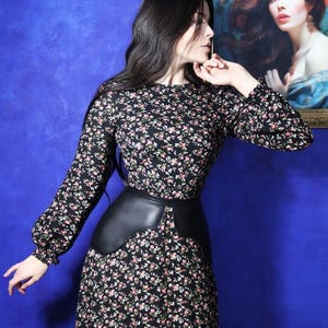 Lady&#39;s leather belt, Peplum belt, Waist belt, Cincher belt, Waist-defining belt, Leather obi belt, Belt for dress, Basque belt, Corset belt