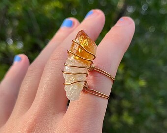 Citrin Ring (Größe 8)