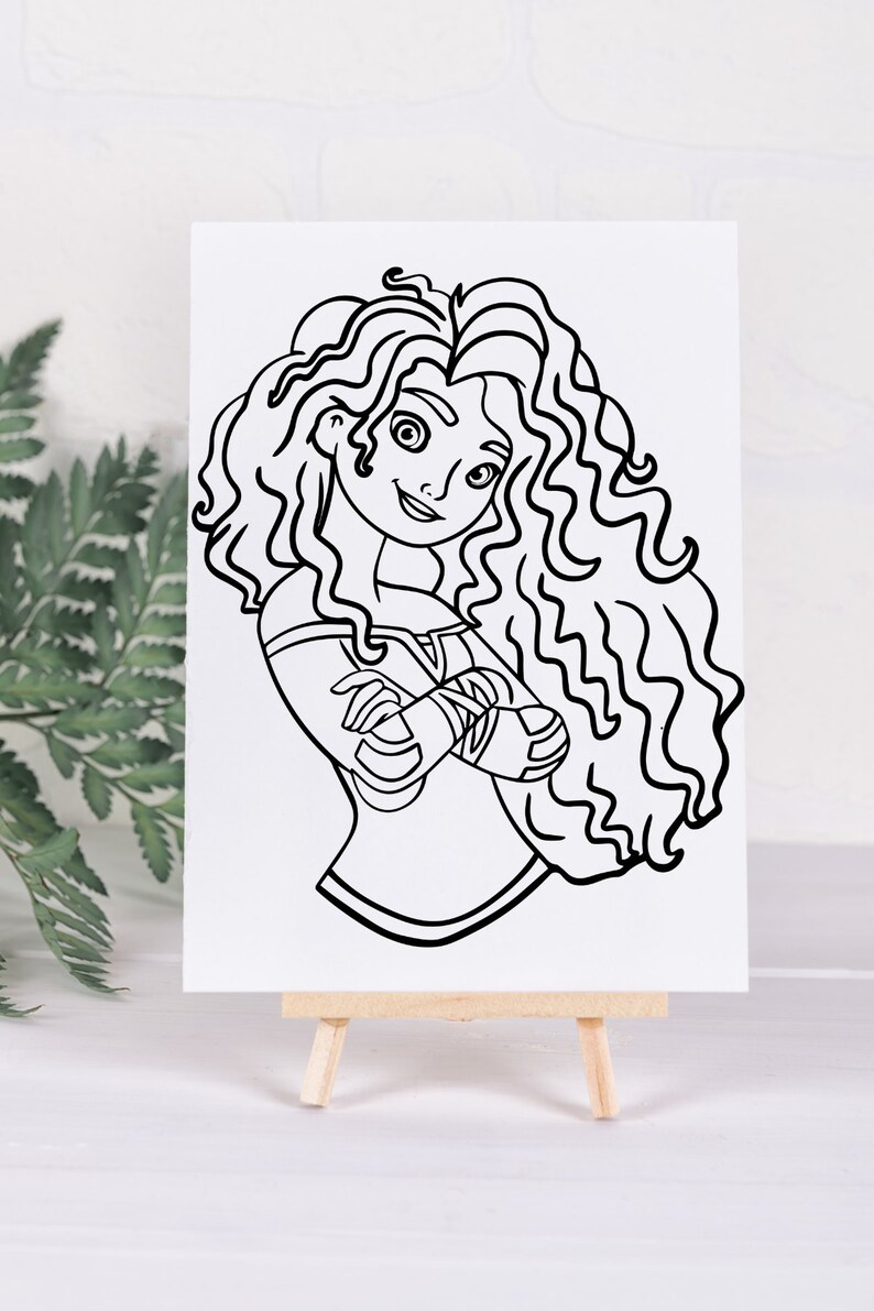 PRINCESS Paint Party Color Your Own Canvas Party Favors Arts and Crafts