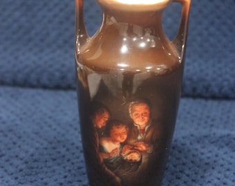 Antyczny wazon porcelanowy CT Altwasser Silesia z lat 20. XX wieku, wysokość 6,5 cala