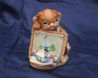 Pendelfin Rabbits Angelo , Reg. Design Hand Painted  Stonecraft Artist Bunny