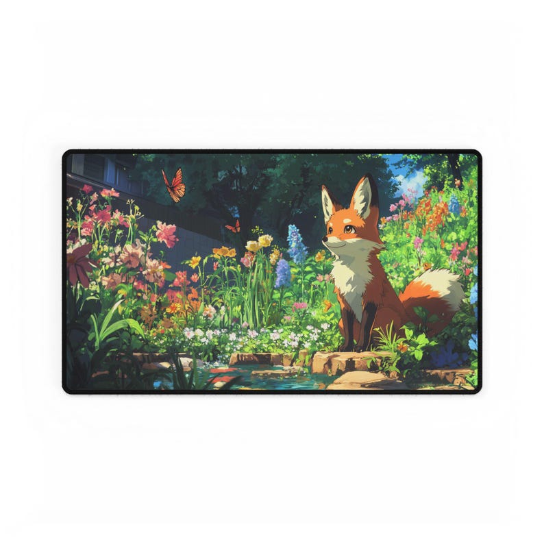 Funny Gaming Mousepad Gift For Fox Lovers Desk Mat Office Accessories Cute Design Cool Gift For Gamer Fox Art Desk Pad image 10