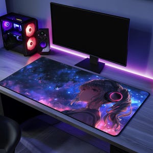 面白いゲームマウスパッドアニメ愛好家へのギフトデスクマットオフィスアクセサリーかわいいデザインクールなギフトゲーマーのためのアニメアートデスクパッド