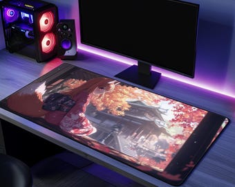 Funny Gaming Mousepad Gift For Anime Lovers Desk Mat Office Accessories Cute Design Cool Gift For Gamer Anime Art Desk Pad