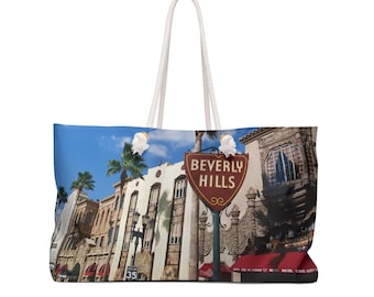 Bolsa de viagem Beverly Hills, tamanho grande, ideal para fins de semana na praia.