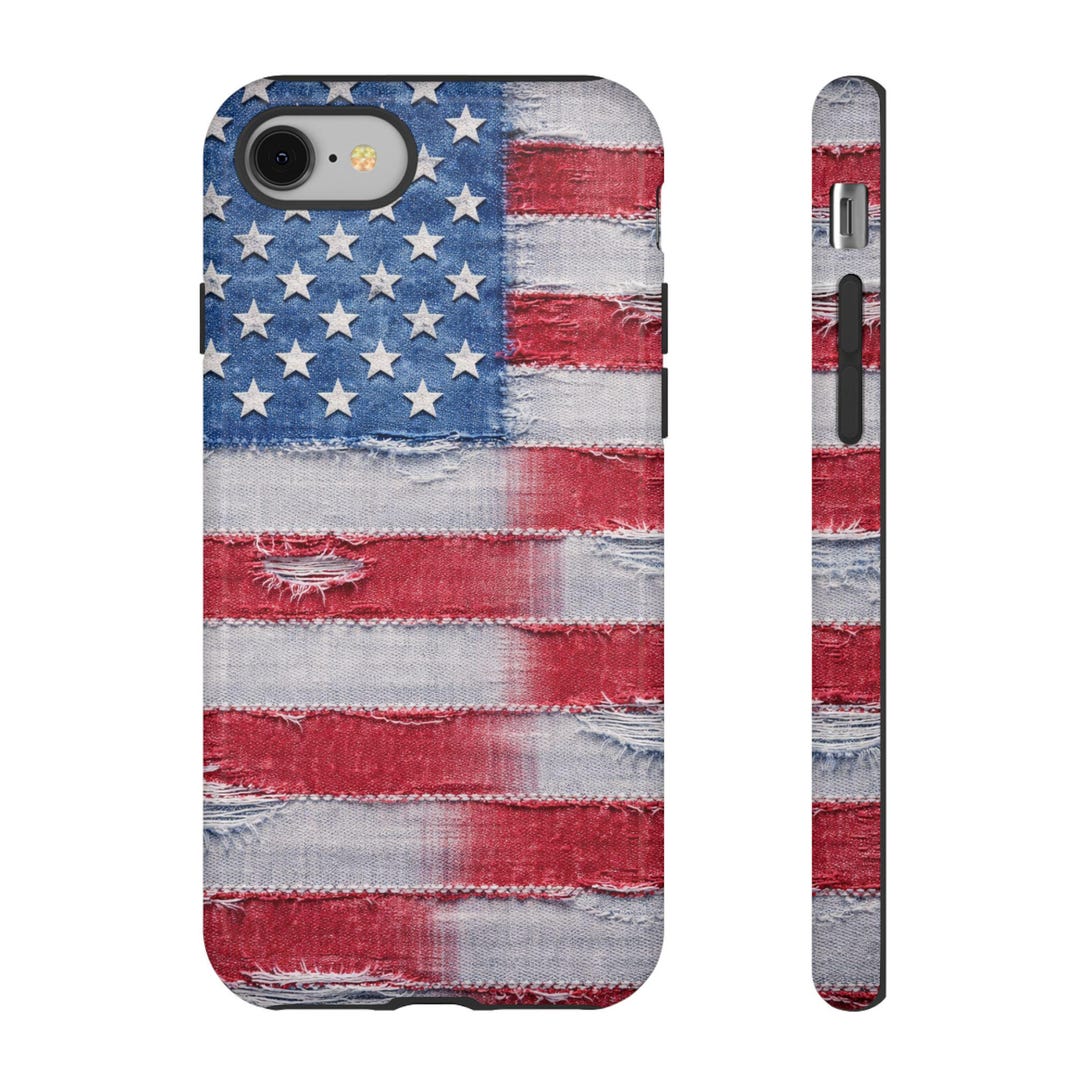 Distressed American Flag Phone Case | Patriotic Vintage Stars Stripes ...