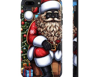 Whimsical Santa Claus Tough Phone Case, Holiday Gift