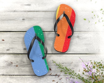 Womens Graphic Flip Flops | Polyester Sole Shoes