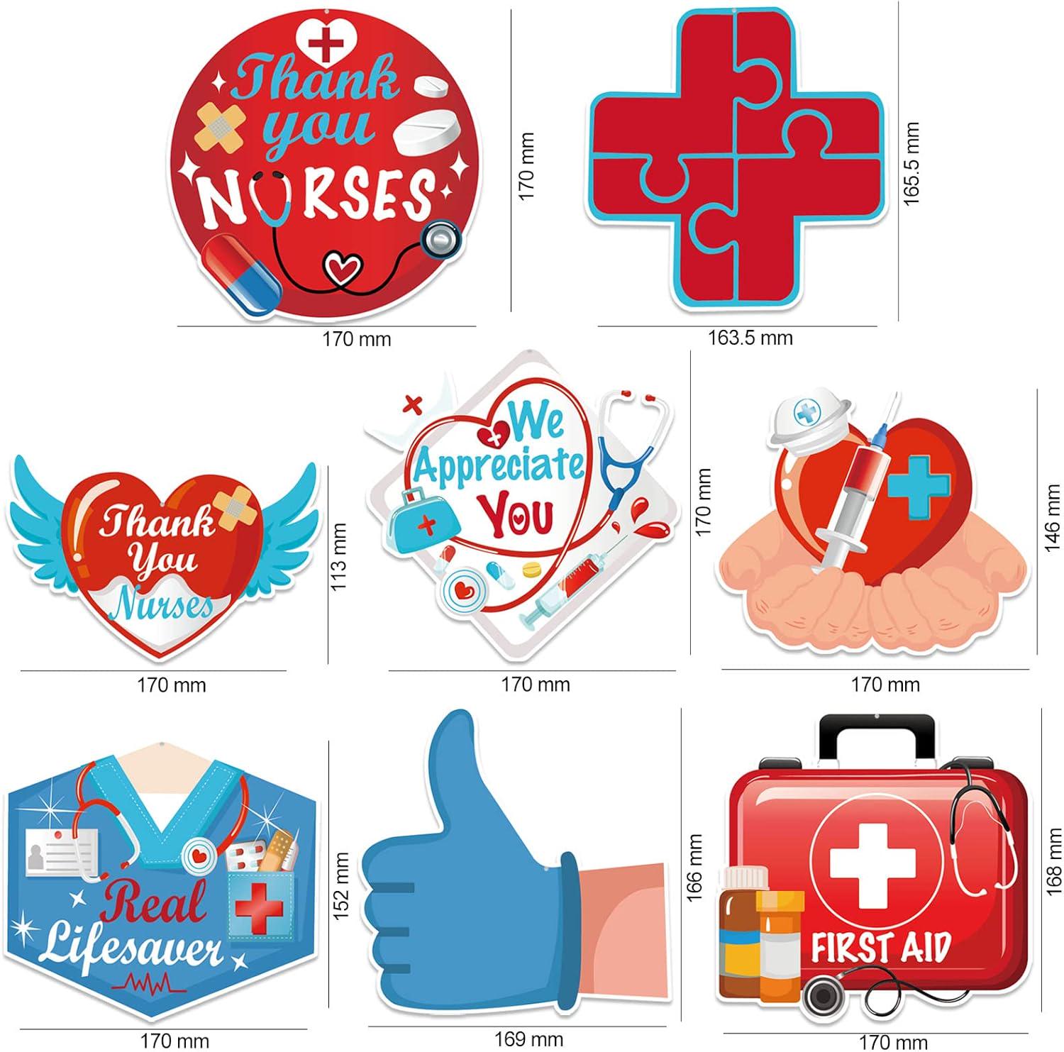 Tifeson Nurses Appreciation Week Decoration Hanging Swirls