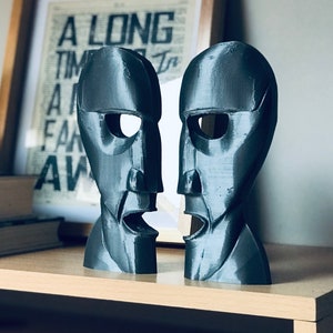 Division Bell Pink Floyd Statue Cadeau Album Couverture Tête 3D STL