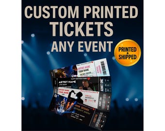 カスタム印刷イベントチケット記念品、パーソナライズされたコンサートチケット、パーソナライズされたチケット、物理的なチケット半券
